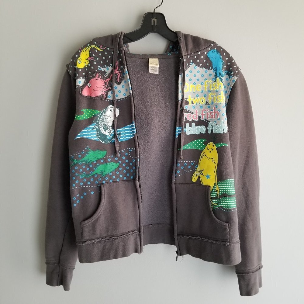 Dr Seuss Zippered Hoodie Jacket Size L - Picture 7 of 10